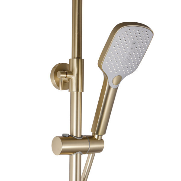 Душевая стойка Maxonor Beauty PL2484-6 золото матовое