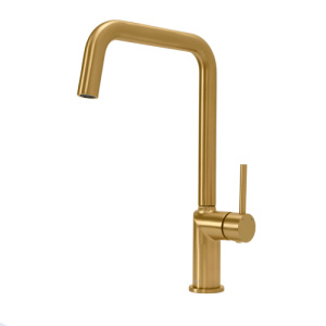 Смеситель для кухни AVS брашированное золото