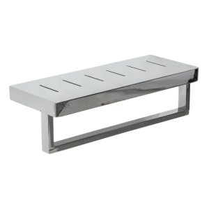 Полка с полотенцедержателем AVS S8300304 30 см, хром