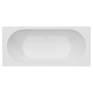 Ванна из искусственного камня Kupala Lono 170x70 белая матовая, с ножками и донным клапаном