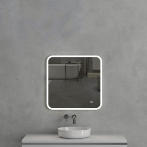 Зеркало с подсветкой AVS Байкал 70x65 см, антипар